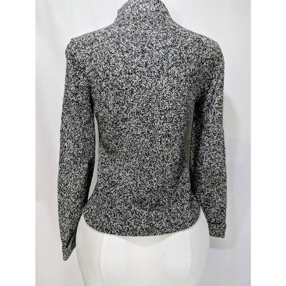 NWT Talk of the Walk Atlantic City Suede Knit Jacket Black White Size M - Picture 3 of 9